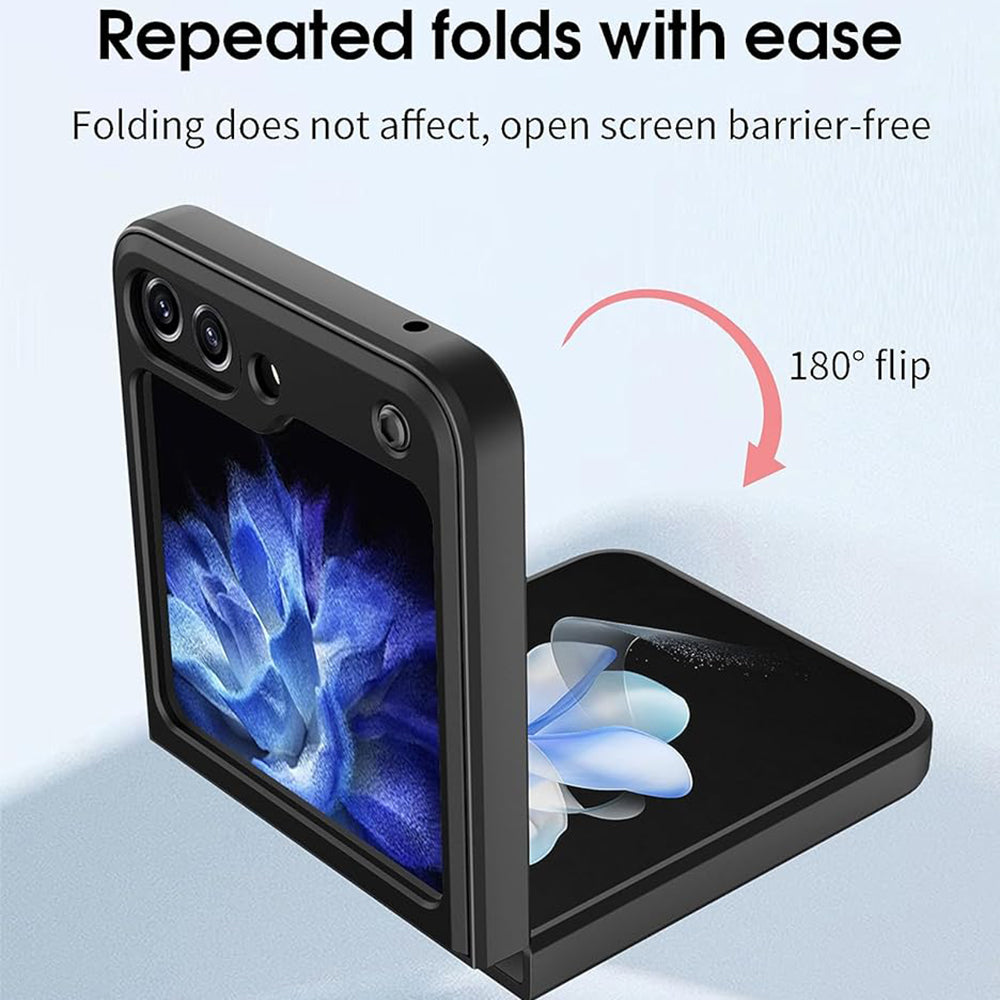 Futrola za Samsung Galaxy Z Flip7 FE F761 / Z Flip6 F741, Techsuit, CamGuard Pro, Crna