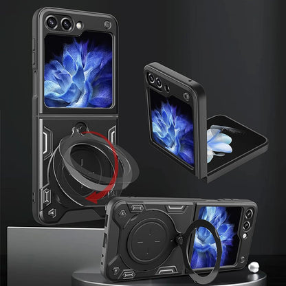 Futrola za Samsung Galaxy Z Flip7 FE F761 / Z Flip6 F741, Techsuit, CamGuard Pro, Crna