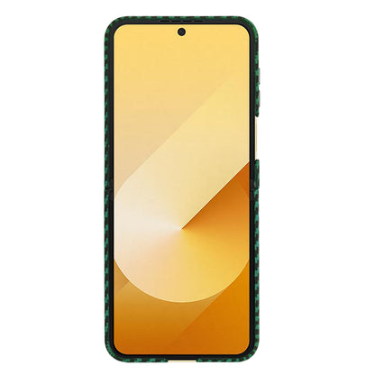 Futrola za Samsung Galaxy Z Flip7 FE F761 / Z Flip6 F741, Techsuit, Carbonite FiberShell, Zelena