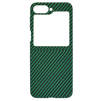 Futrola za Samsung Galaxy Z Flip7 FE F761 / Z Flip6 F741, Techsuit, Carbonite FiberShell, Zelena