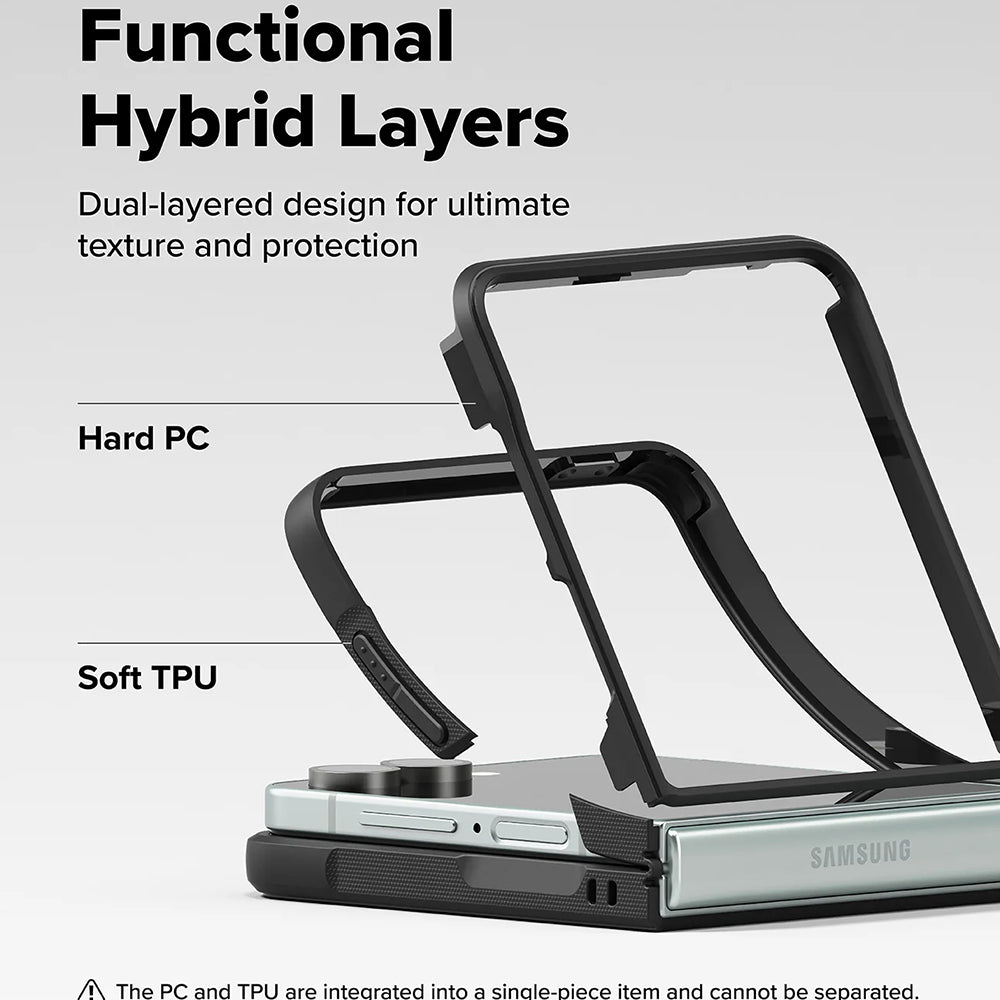 Futrola za Samsung Galaxy Z Flip7 F766, Ringke, Onyx, Crna