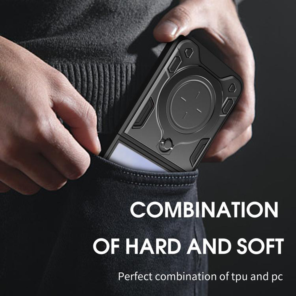 Futrola za Samsung Galaxy Z Flip7 F766, Techsuit, CamGuard Pro, Plava