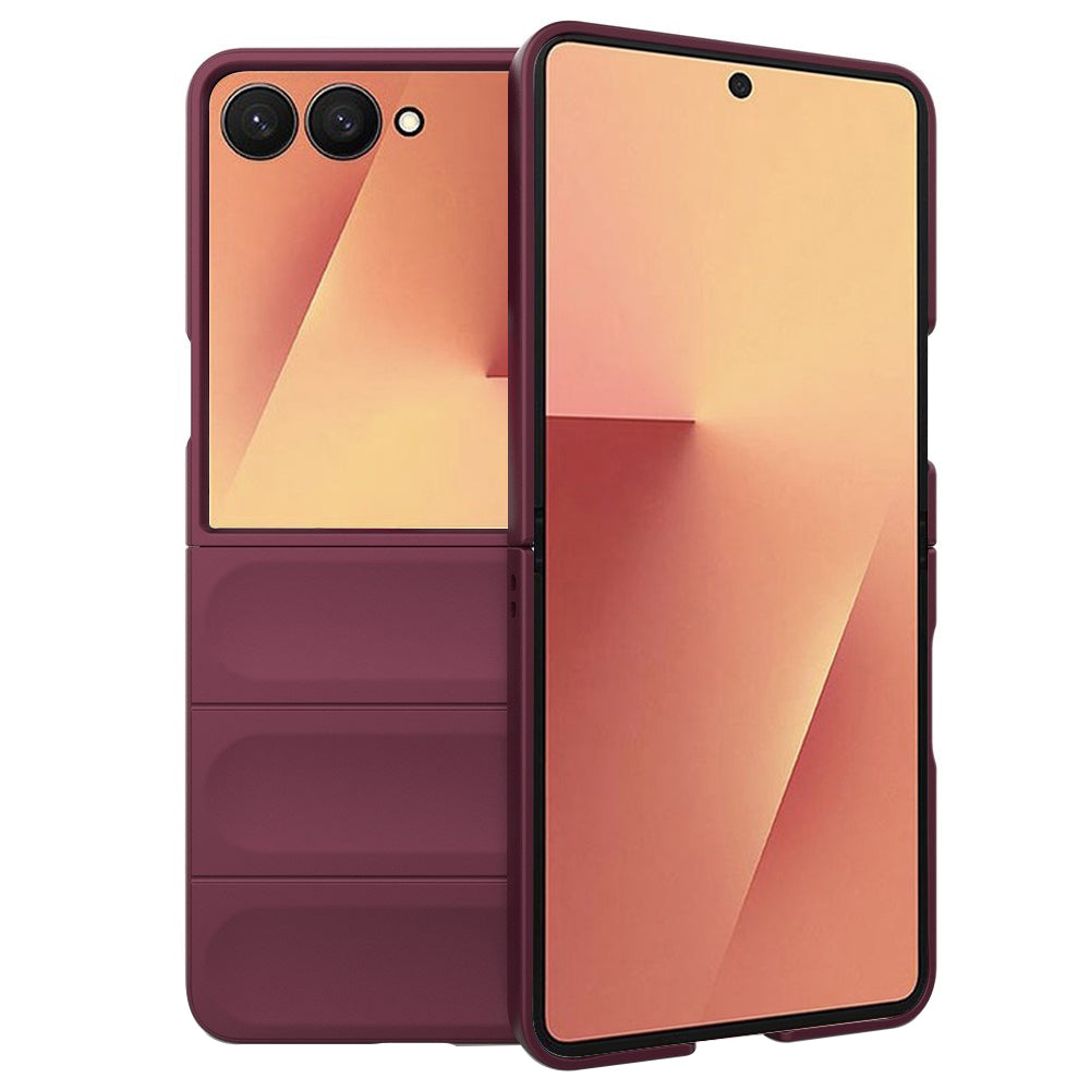 Futrola za Samsung Galaxy Z Flip7 F766, Techsuit, Magic Shield, Bordo