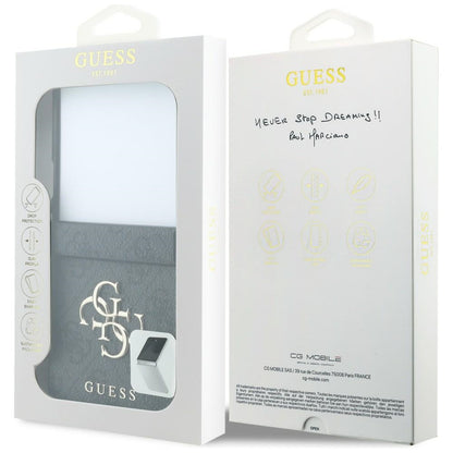Futrola za Samsung Galaxy Z Flip8 F776, Guess, 4G Big Logo, Crna