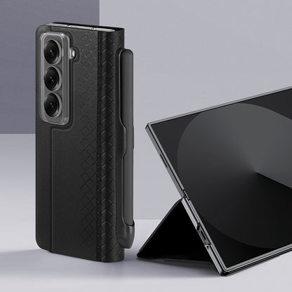 Futrola za Samsung Galaxy Z Fold Special, DUX DUCIS, Bril (sa držačem za olovku), Crna