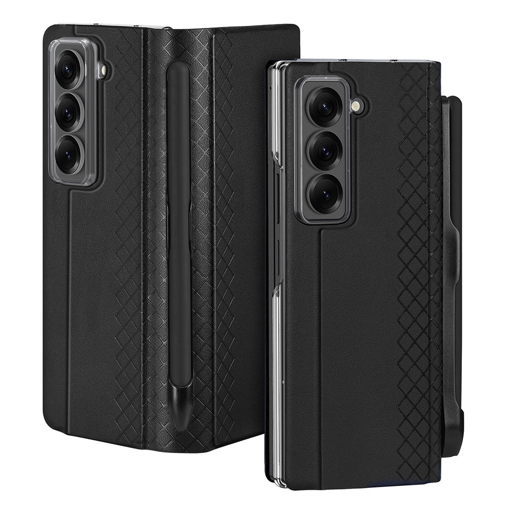 Futrola za Samsung Galaxy Z Fold Special, DUX DUCIS, Bril (sa držačem za olovku), Crna