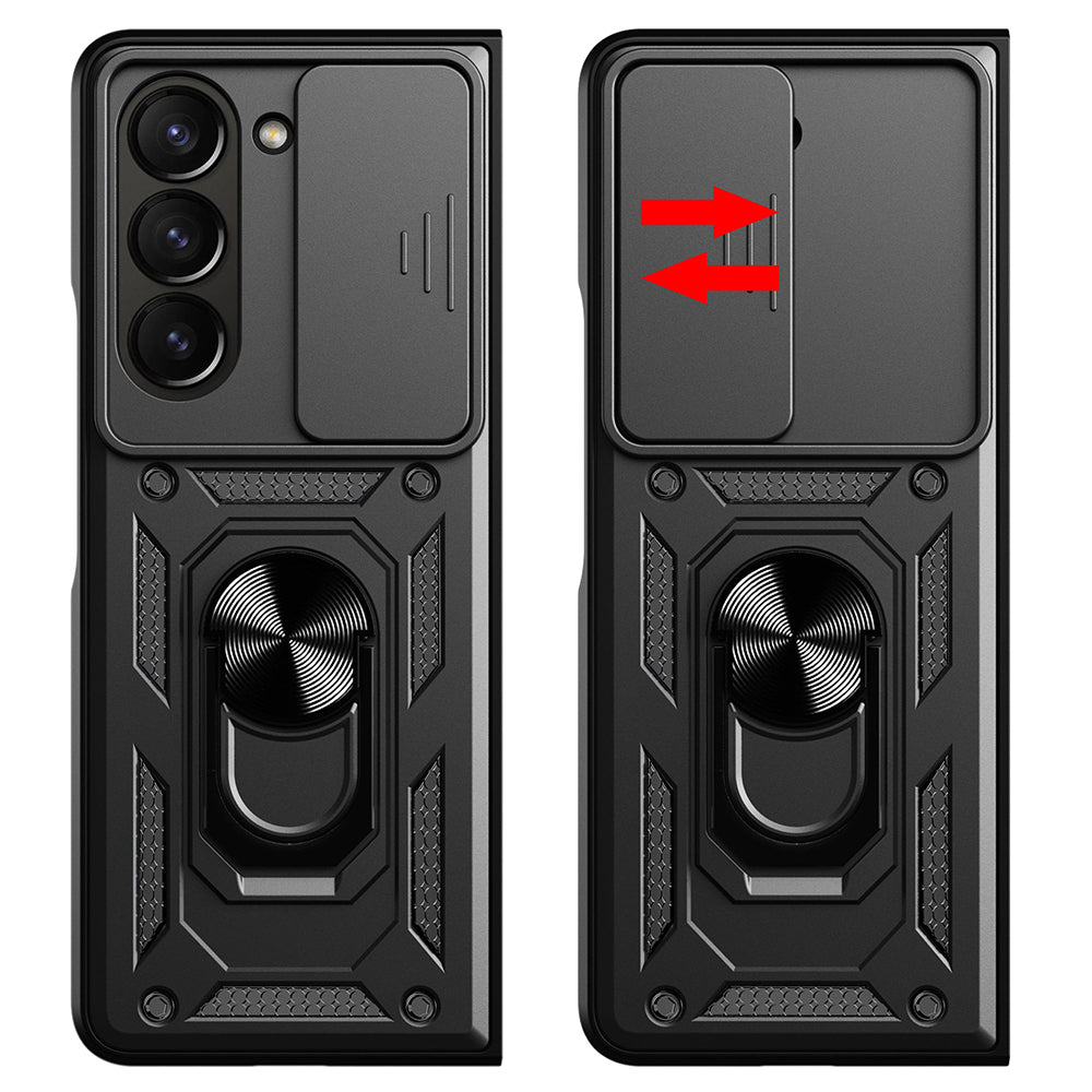 Futrola za Samsung Galaxy Z Fold5 F946, Techsuit, CamShield, Crna