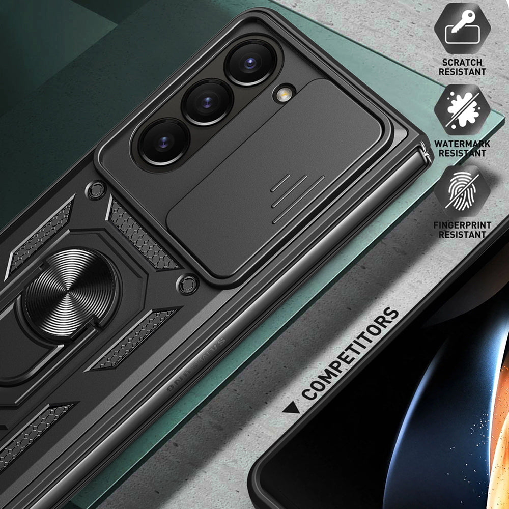Futrola za Samsung Galaxy Z Fold5 F946, Techsuit, CamShield, Crna