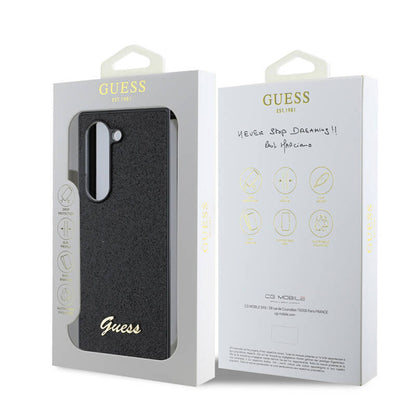 Futrola za Samsung Galaxy Z Fold6 F956, Guess, Glitter Script, Crna