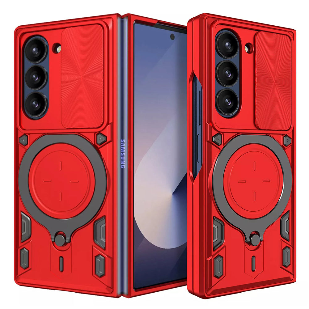 Futrola za Samsung Galaxy Z Fold6 F956, Techsuit, CamGuard Pro, Crvena