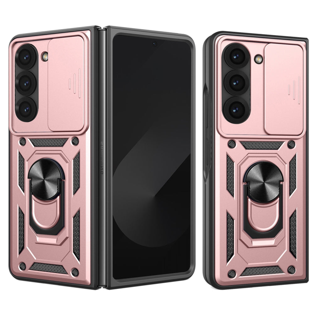 Futrola za Samsung Galaxy Z Fold6 F956, Techsuit, CamShield, Roze