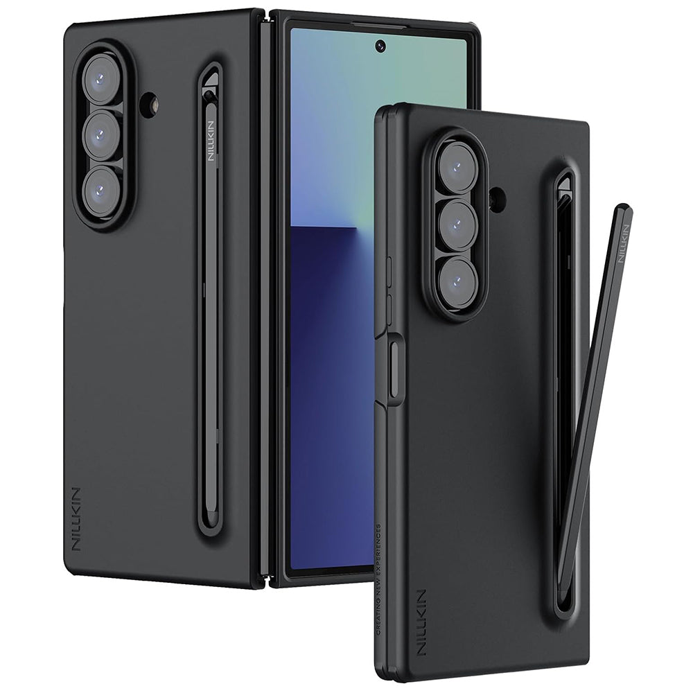 Futrola za Samsung Galaxy Z Fold7 F966, Nillkin, Flex Pure sa držačem za S-Pen, Crna