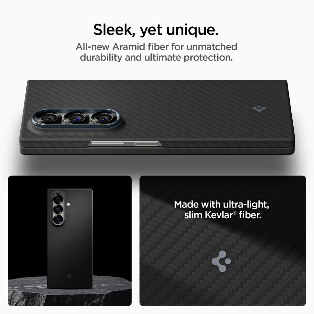 Futrola za Samsung Galaxy Z Fold7 F966, Spigen, Air Skin, Crna ACS09555