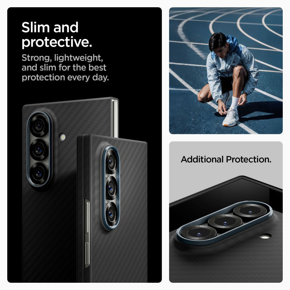 Futrola za Samsung Galaxy Z Fold7 F966, Spigen, Air Skin, Crna ACS09555