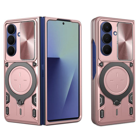 Futrola za Samsung Galaxy Z Fold7 F966, Techsuit, CamGuard Pro, Roze Zlato