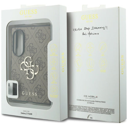 Futrola za Samsung Galaxy Z Fold8 F971, Guess, 4G Big Logo, Braon