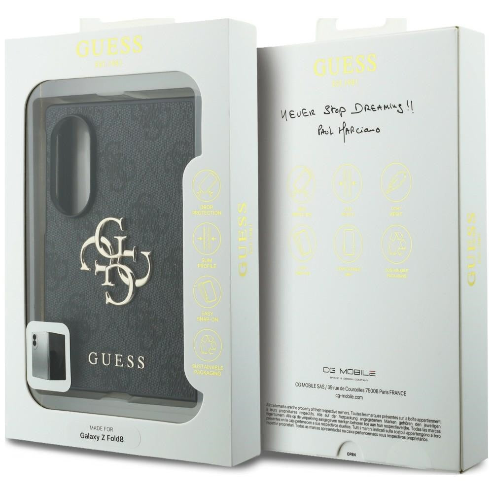 Futrola za Samsung Galaxy Z Fold8 F971, Guess, 4G Big Logo, Crna
