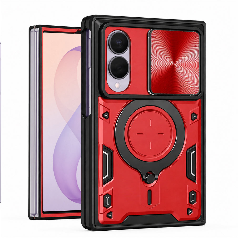 Futrola za Samsung Galaxy Z Fold8 F971, Techsuit, CamGuard Pro, Crvena