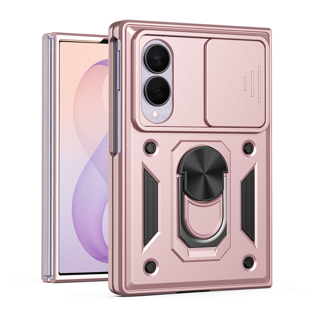 Futrola za Samsung Galaxy Z Fold8 F971, Techsuit, CamShield, Roze Zlatna