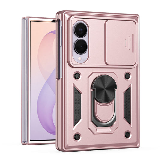Futrola za Samsung Galaxy Z Fold8 F971, Techsuit, CamShield, Roze Zlatna