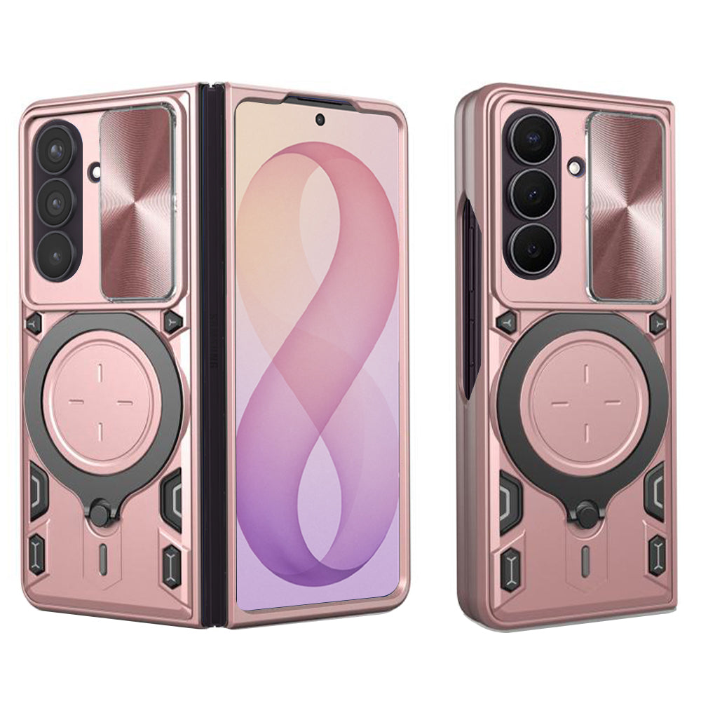 Futrola za Samsung Galaxy Z Fold8 Ultra F976 / Z Fold7 F966, Techsuit, CamGuard Pro, Roze Zlatna