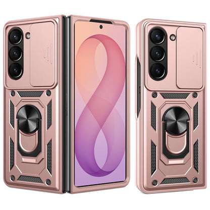 Futrola za Samsung Galaxy Z Fold8 Ultra F976 / Z Fold7 F966, Techsuit, CamShield, Roze Zlatna