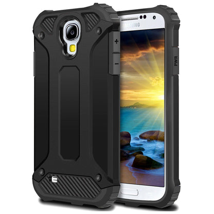 Futrola za Samsung I9500 Galaxy S4, Techsuit, Hybrid Armor, Crna