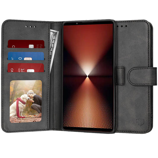 Futrola za Sony Xperia 1 VI, Techsuit, Diary Book, Crna