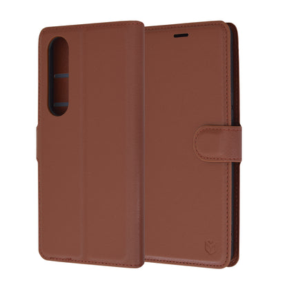 Futrola za Sony Xperia 1 VI, Techsuit, Leather Folio, Braon