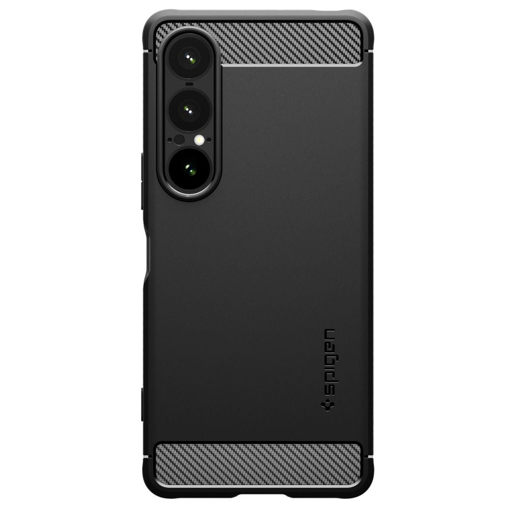 Futrola za Sony Xperia 1 VII, Spigen, Rugged Armor, Mat Crna