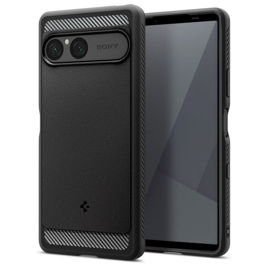 Futrola za Sony Xperia 10 VII, Spigen, Rugged Armor, Crna