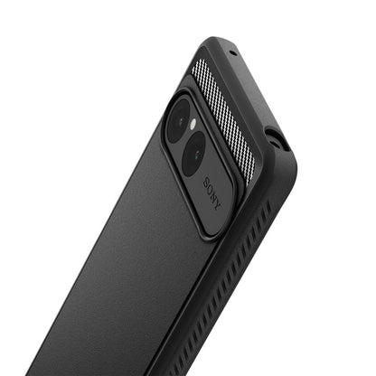 Futrola za Sony Xperia 10 VII, Spigen, Rugged Armor, Crna