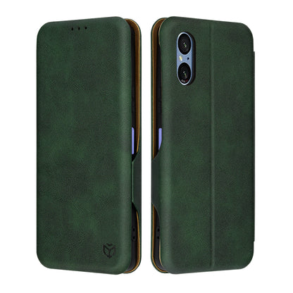 Futrola za Sony Xperia 5 VI, Techsuit, Safe Wallet Plus, Zelena