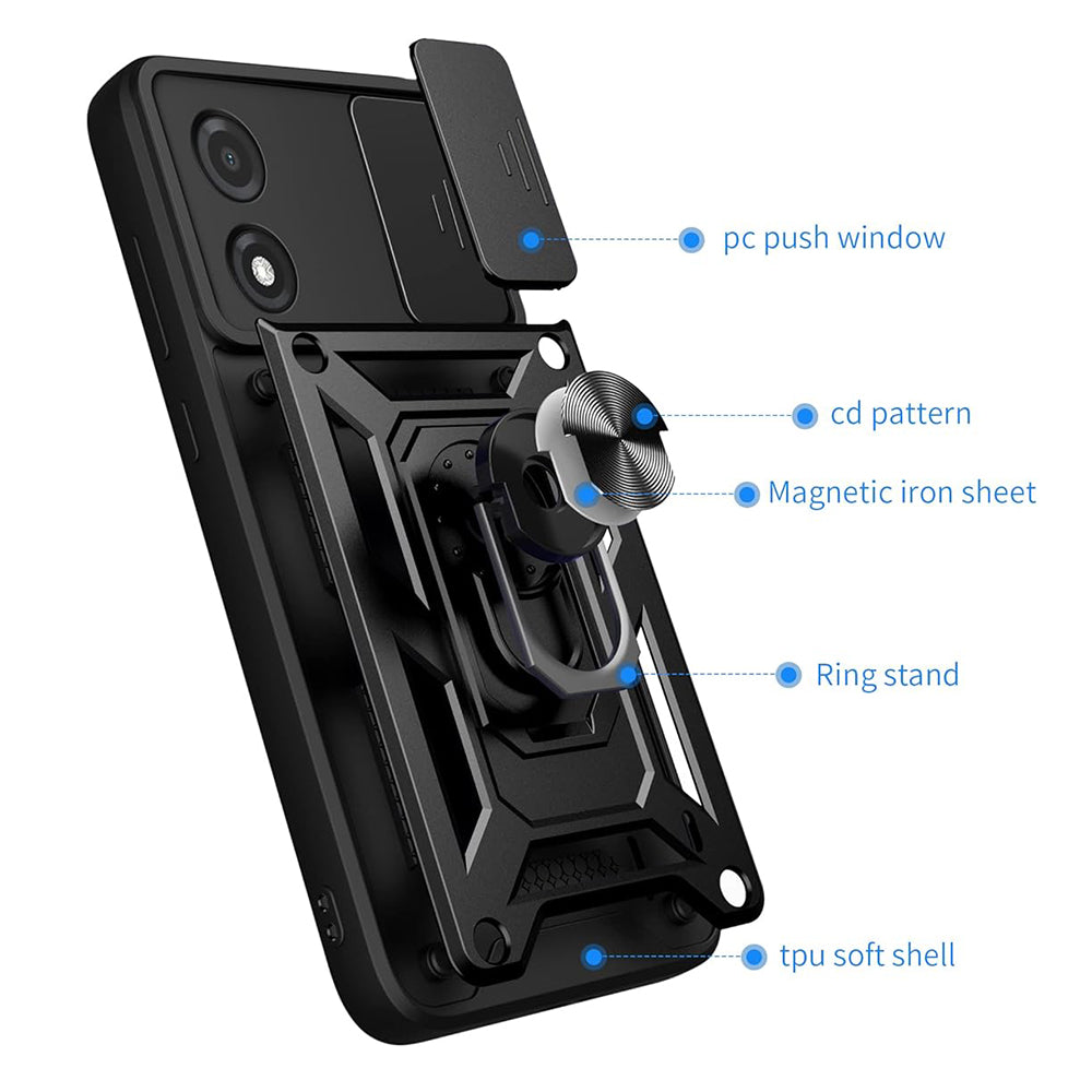 Futrola za Tecno Pova 5 Pro, Techsuit, CamShield, Crna