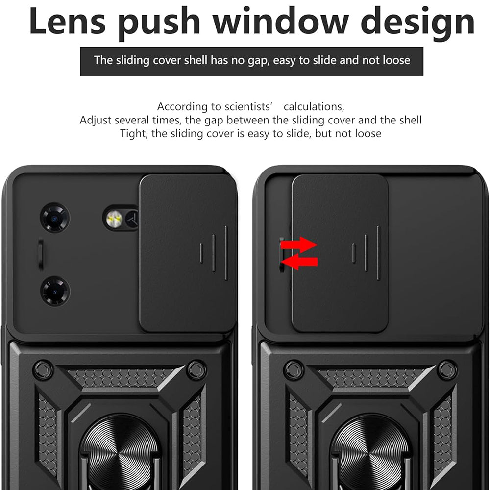 Futrola za Tecno Pova 5 Pro, Techsuit, CamShield, Crna
