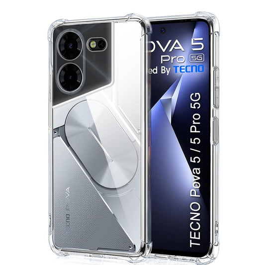 Futrola za Tecno Pova 5 Pro, Techsuit, Shockproof Clear, Providna