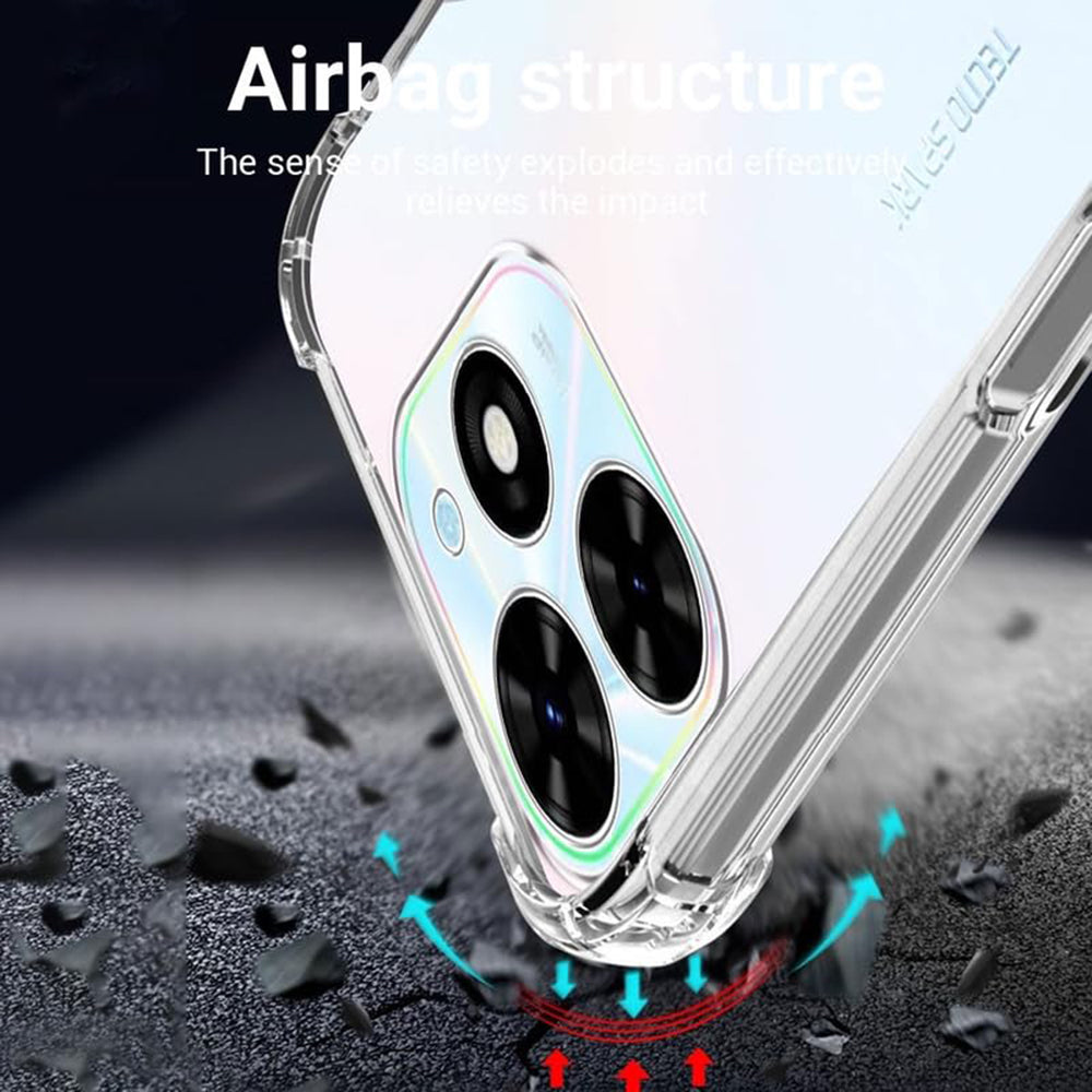 Futrola za Tecno Spark 20, Techsuit, Shockproof Clear, Providna