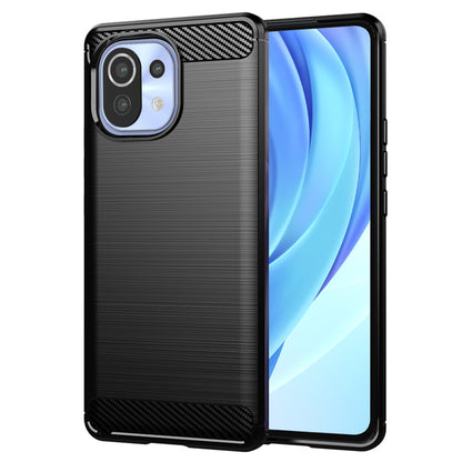 Futrola za Xiaomi 11 Lite 5G NE / Mi 11 Lite 5G / 11 Lite, Techsuit, Karbon, Crna