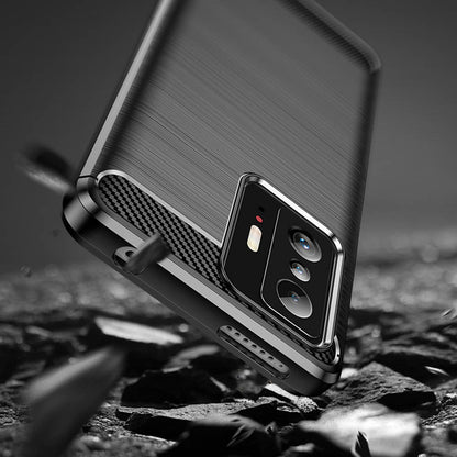 Futrola za Xiaomi 11T / 11T Pro, Techsuit, Karbon, Crna