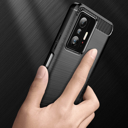 Futrola za Xiaomi 11T / 11T Pro, Techsuit, Karbon, Crna