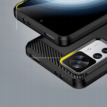 Futrola za Xiaomi 12T / 12T Pro, Techsuit, Karbon, Crna