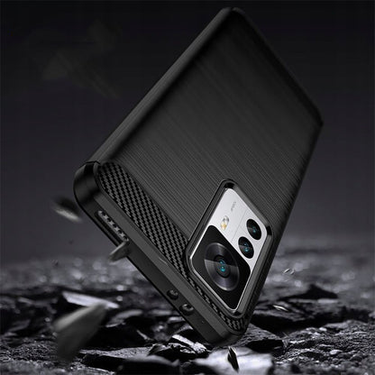 Futrola za Xiaomi 12T / 12T Pro, Techsuit, Karbon, Crna