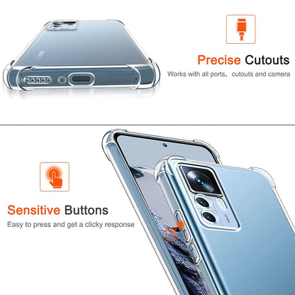 Futrola za Xiaomi 12T / 12T Pro, Techsuit, Shockproof Clear, Providna