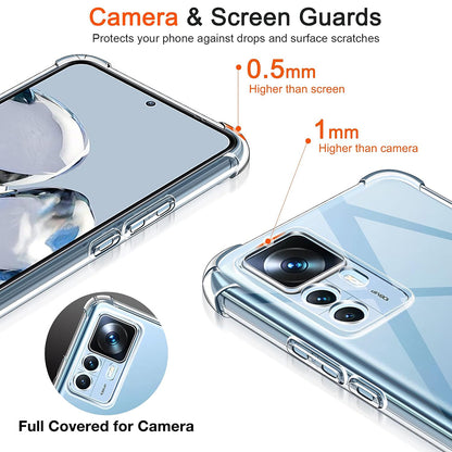 Futrola za Xiaomi 12T / 12T Pro, Techsuit, Shockproof Clear, Providna