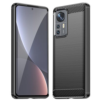 Futrola za Xiaomi 12X / 12, Techsuit, Karbon, Crna