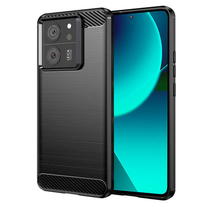 Futrola za Xiaomi 13T Pro / 13T, Techsuit, Karbon, Crna