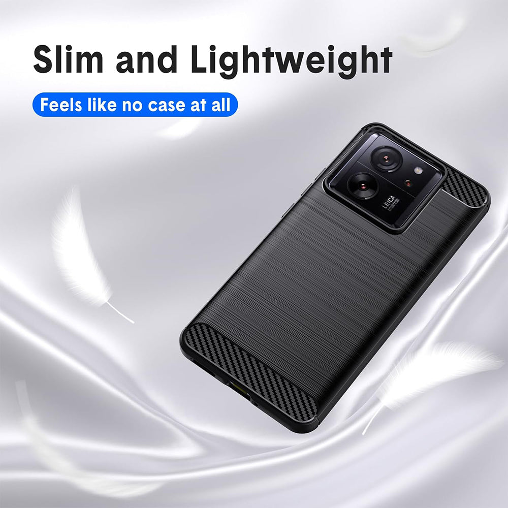 Futrola za Xiaomi 13T Pro / 13T, Techsuit, Karbon, Crna