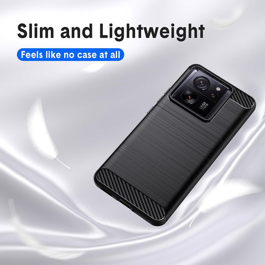 Futrola za Xiaomi 13T Pro / 13T, Techsuit, Karbon, Crna