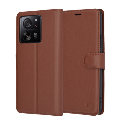Futrola za Xiaomi 13T Pro / 13T, Techsuit, Leather Folio, Braon