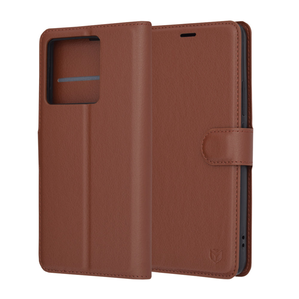 Futrola za Xiaomi 13T Pro / 13T, Techsuit, Leather Folio, Braon